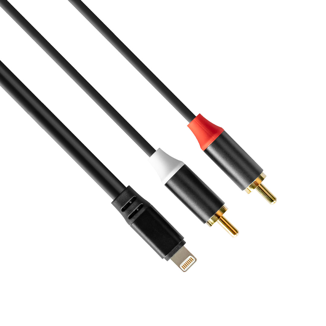 RUBIQUBE IPDRC lightning - iPhone to dual RCA 1.8m