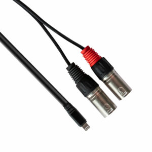 rubiQube IPDXL lightning - iPhone to dual XLR 1.8m black
