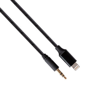 rubiQube IPMIJB lightning - iPhone to minijack black 1.8m