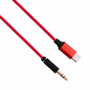 rubiQube TCMIJR Type C to mini jack red 1.8m