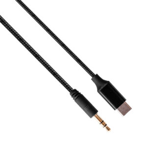 rubiQube TCMIJB Type C to mini jack black 1.8m