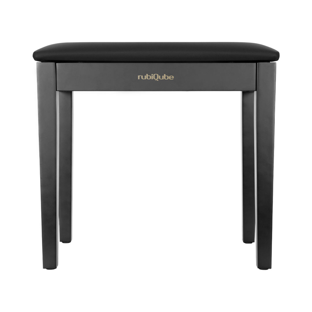 rubiQube SB033B - Wooden Piano Bench with Built-in Storage - Image 9