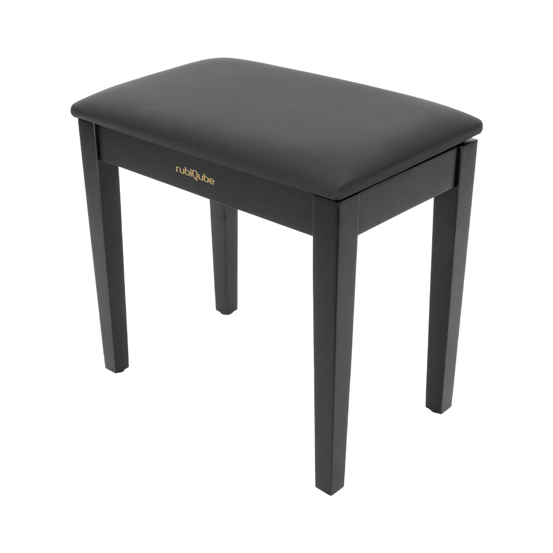 rubiQube SB033B - Wooden Piano Bench with Built-in Storage - Image 10
